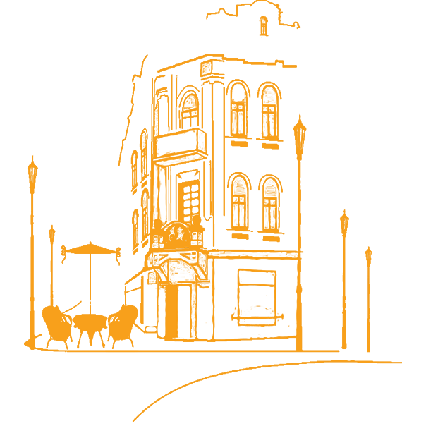 Расположение в центре города Пинска